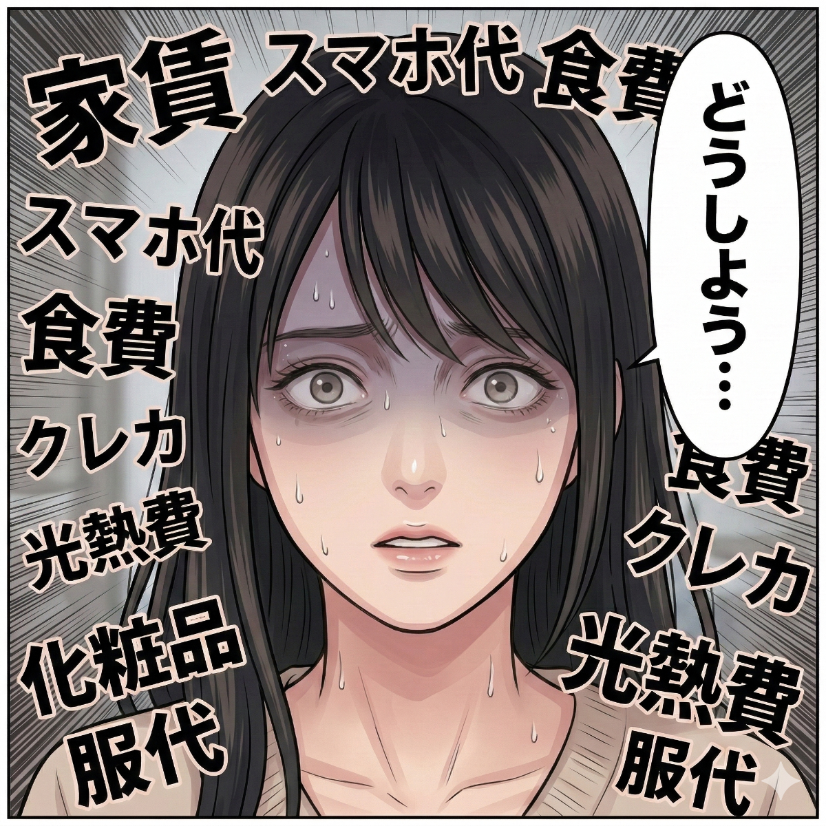 少ない日数でもしっかり稼ぎたい女性を描いた漫画